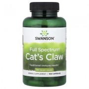 Swanson, Full Spectrum®, котячий кіготь, 500 мг, 100 капсул